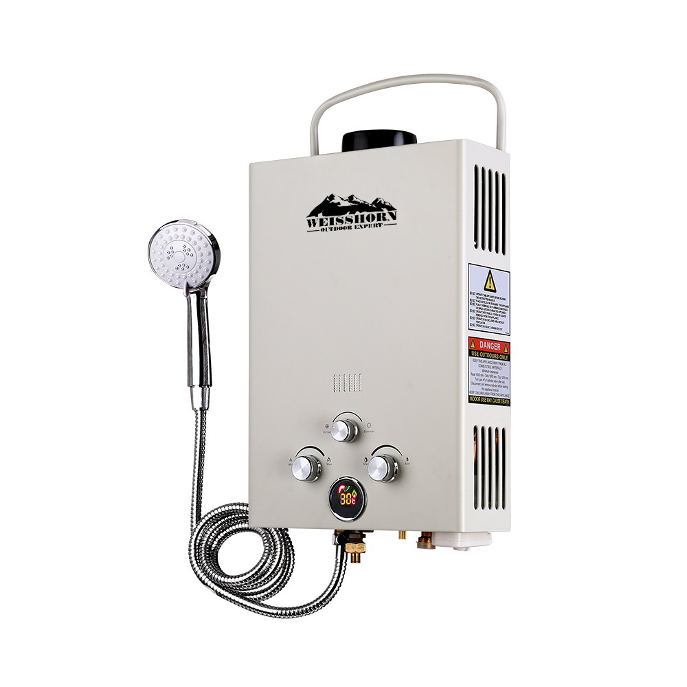 Outdoor Gas Water Heater - Beige  Z2884