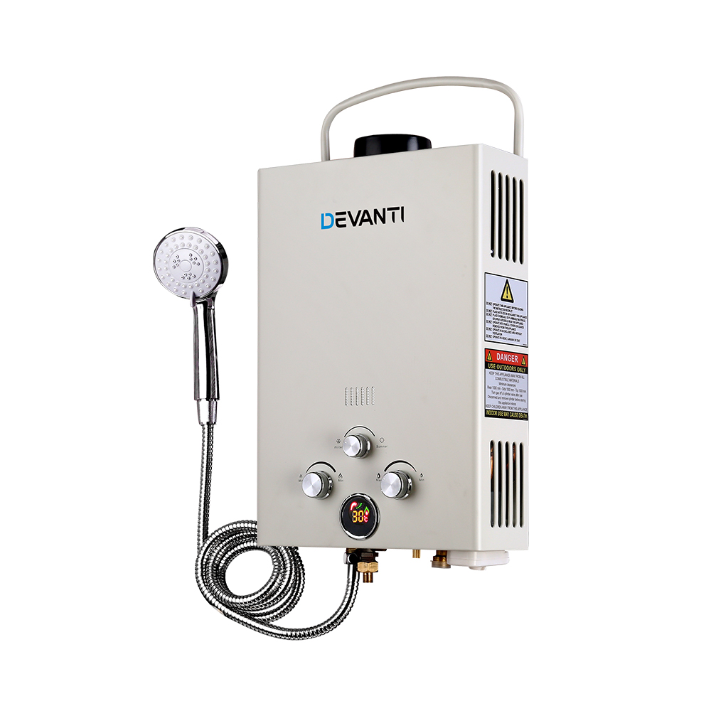 Outdoor Gas Water Heater - Beige  Z2885