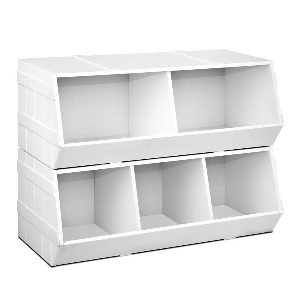 Kids Toy Storage Box White  Z2891