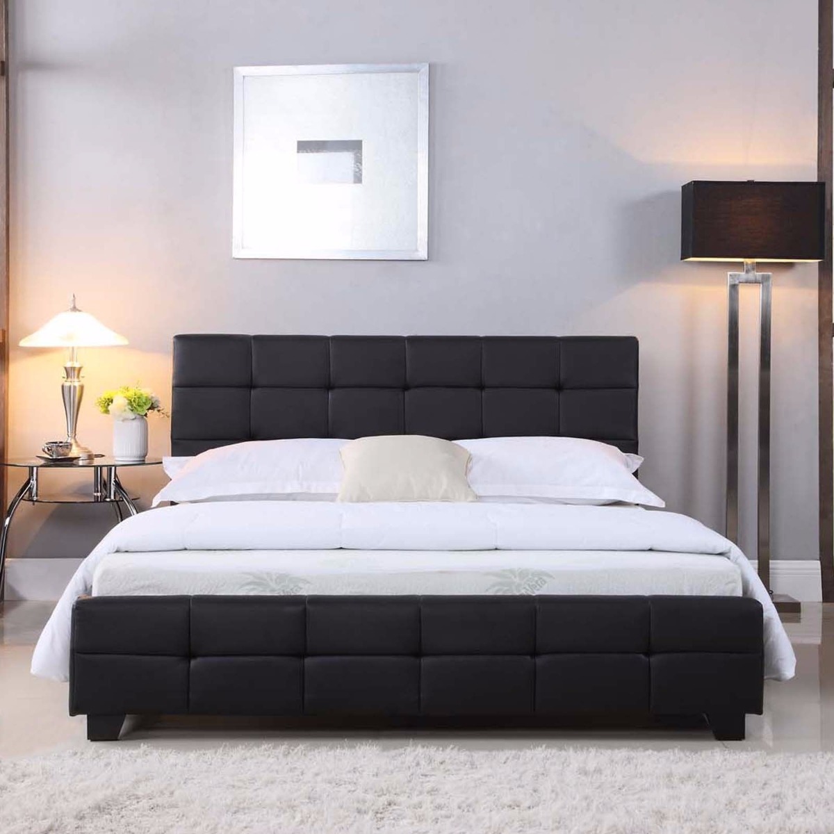 Bravo Bedframe Double size Black  Z2917