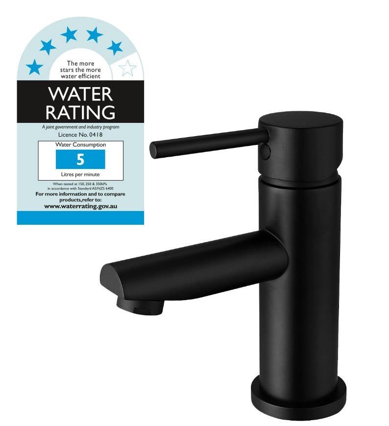 Basin Mixer Tap Faucet Electroplated Matte Black Finish  Z2927