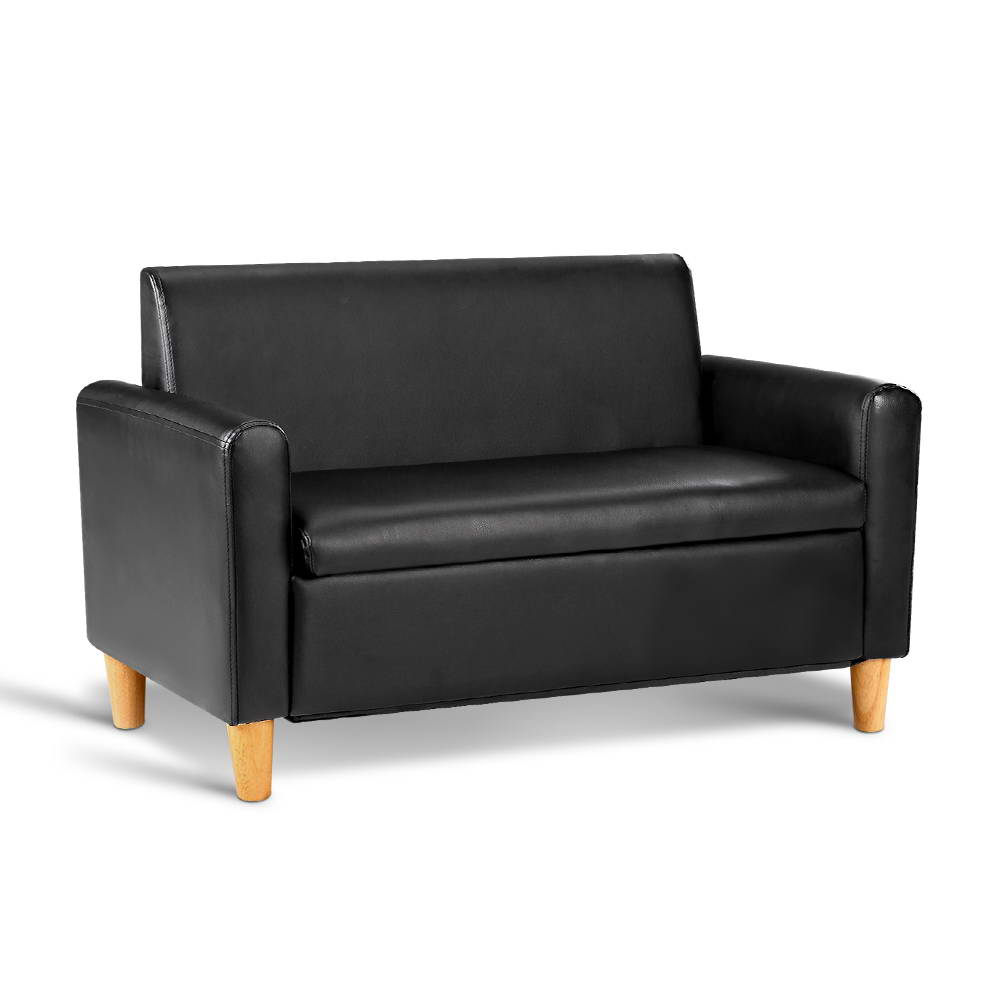 Kids Double Couch - Black  Z2960