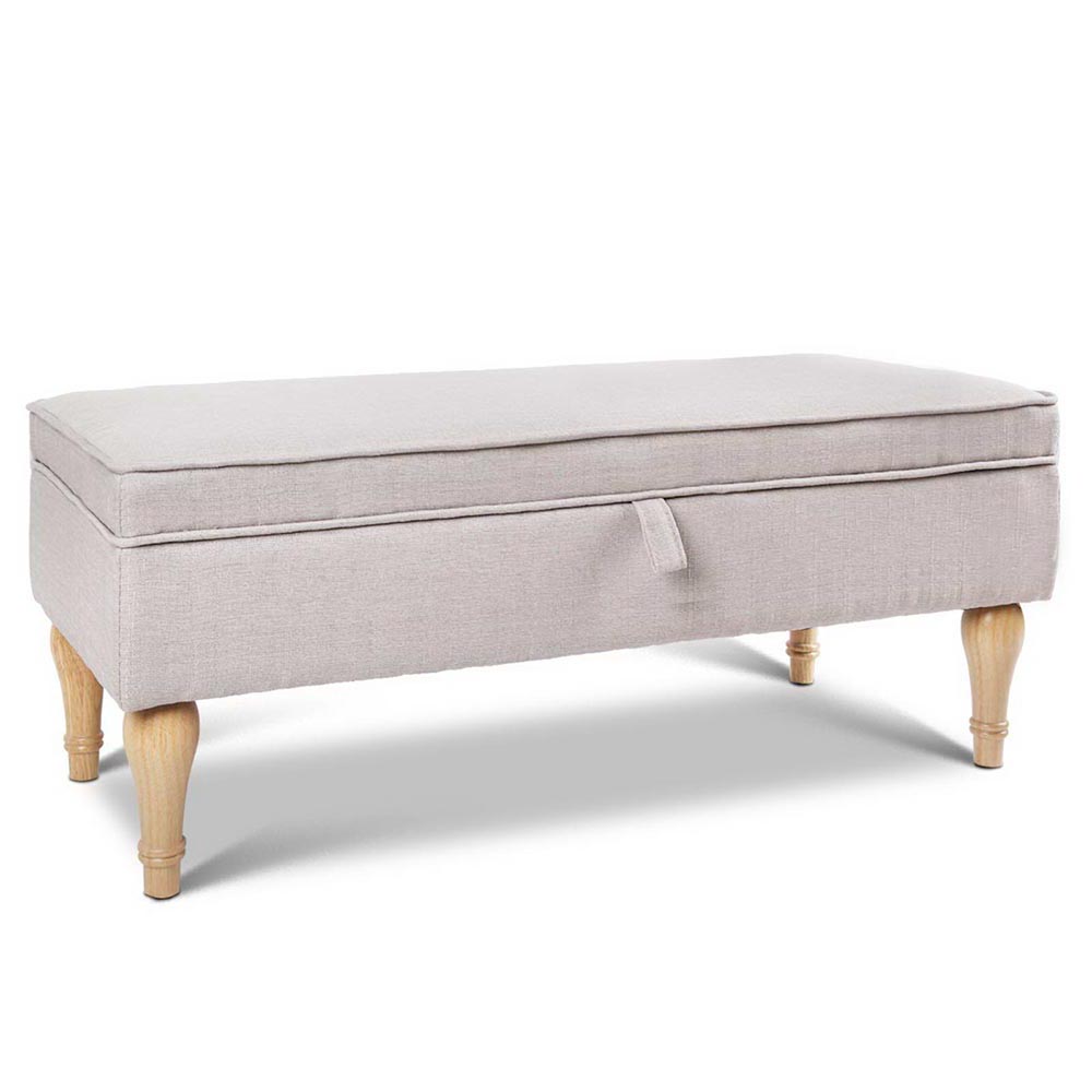 Multi-Functional Storage Ottoman Beige  Z2981