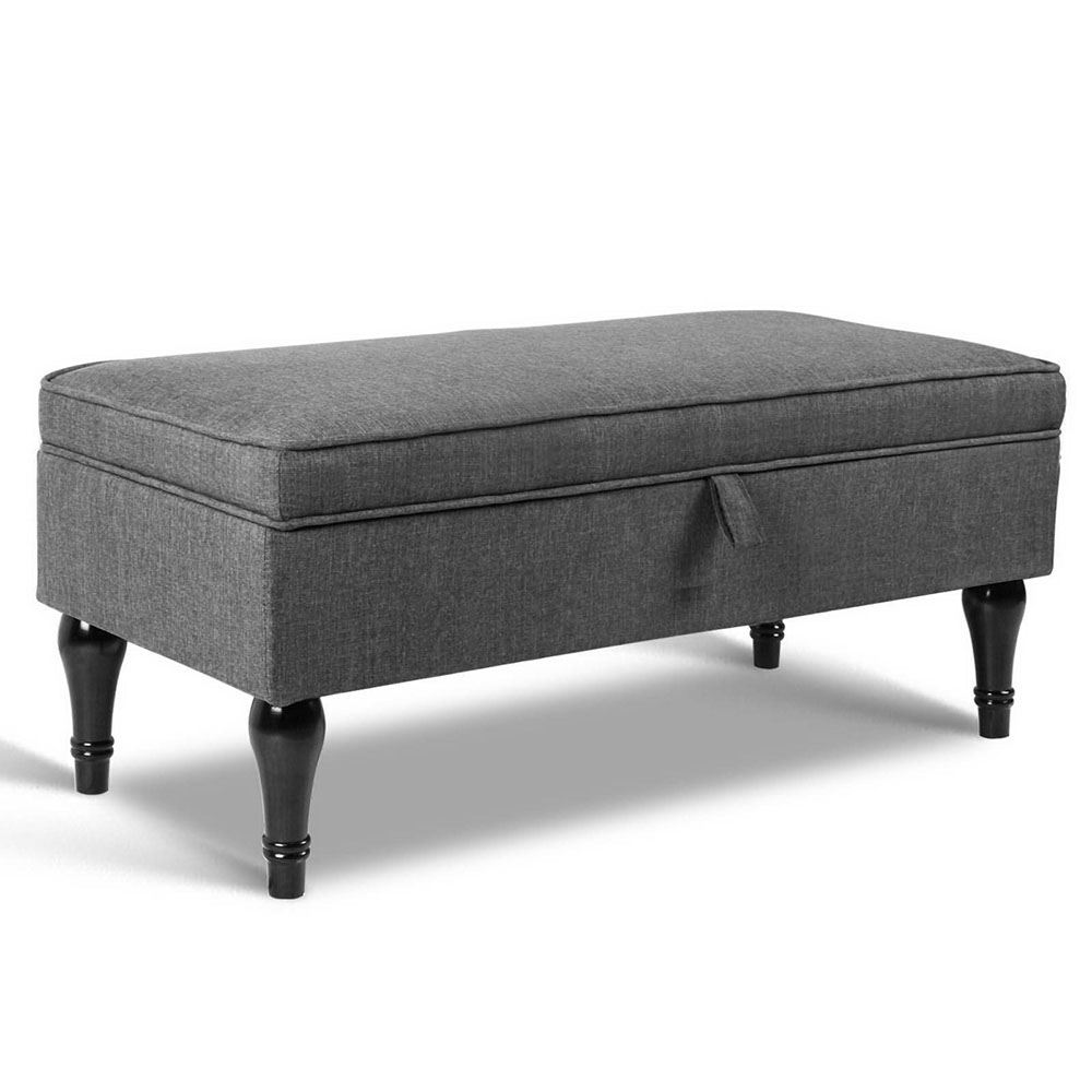 Multi-Functional Storage Ottoman Grey  Z2982