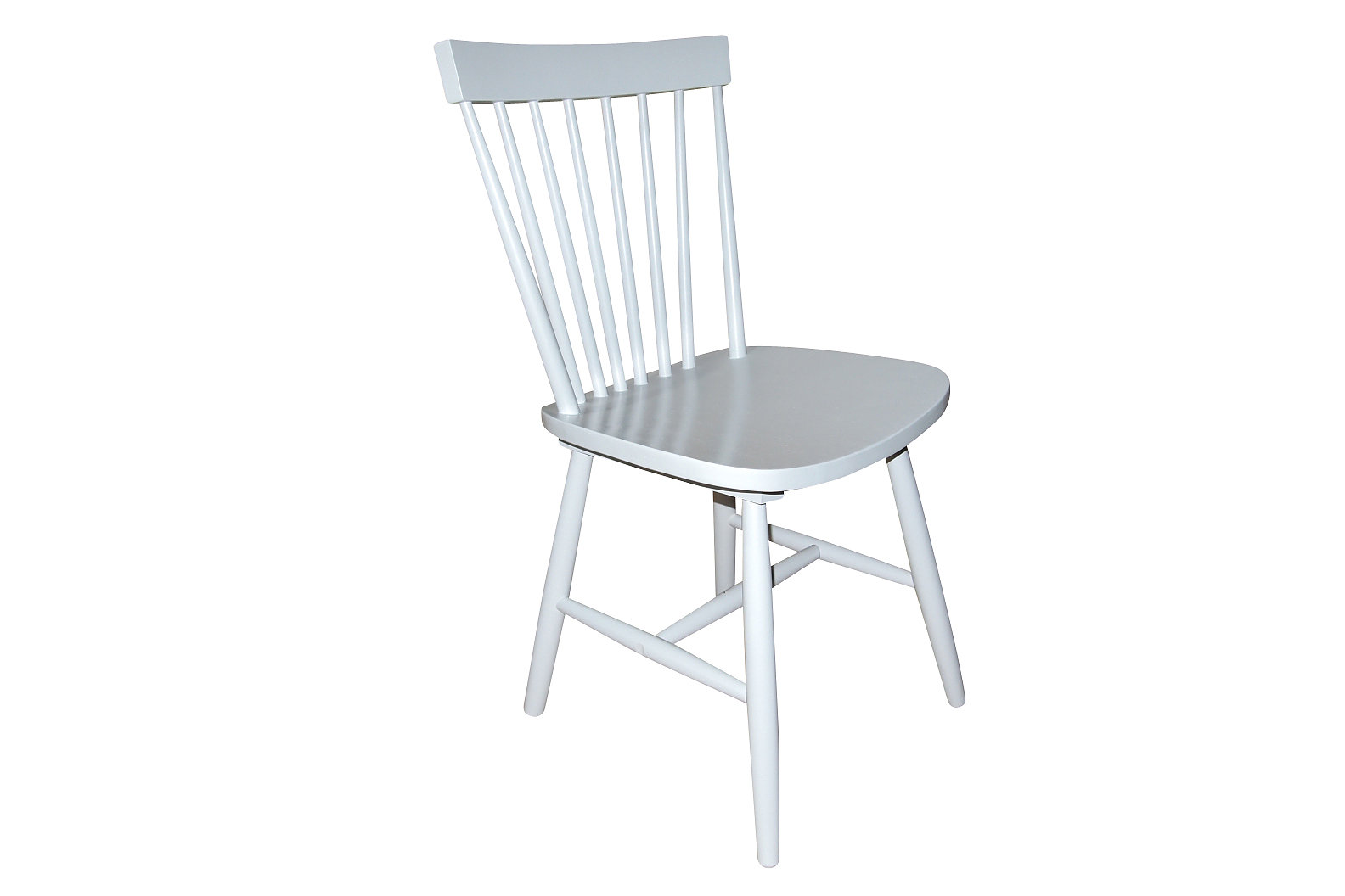 Simple Living Ari Rubberwood Grey Set of 2 Dining Chairs  Z3004