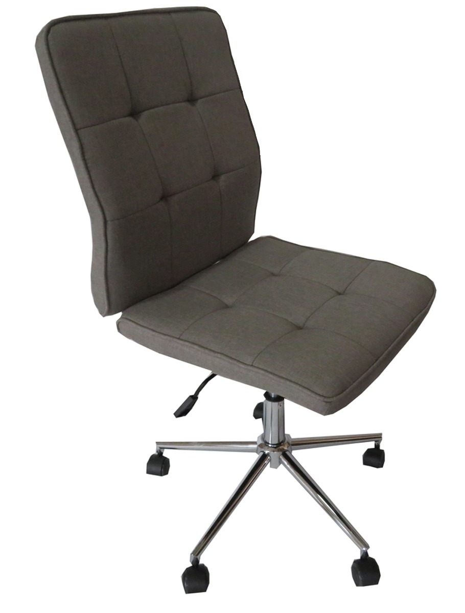 Oslo dark grey fabric gas lift office chai  Z3012