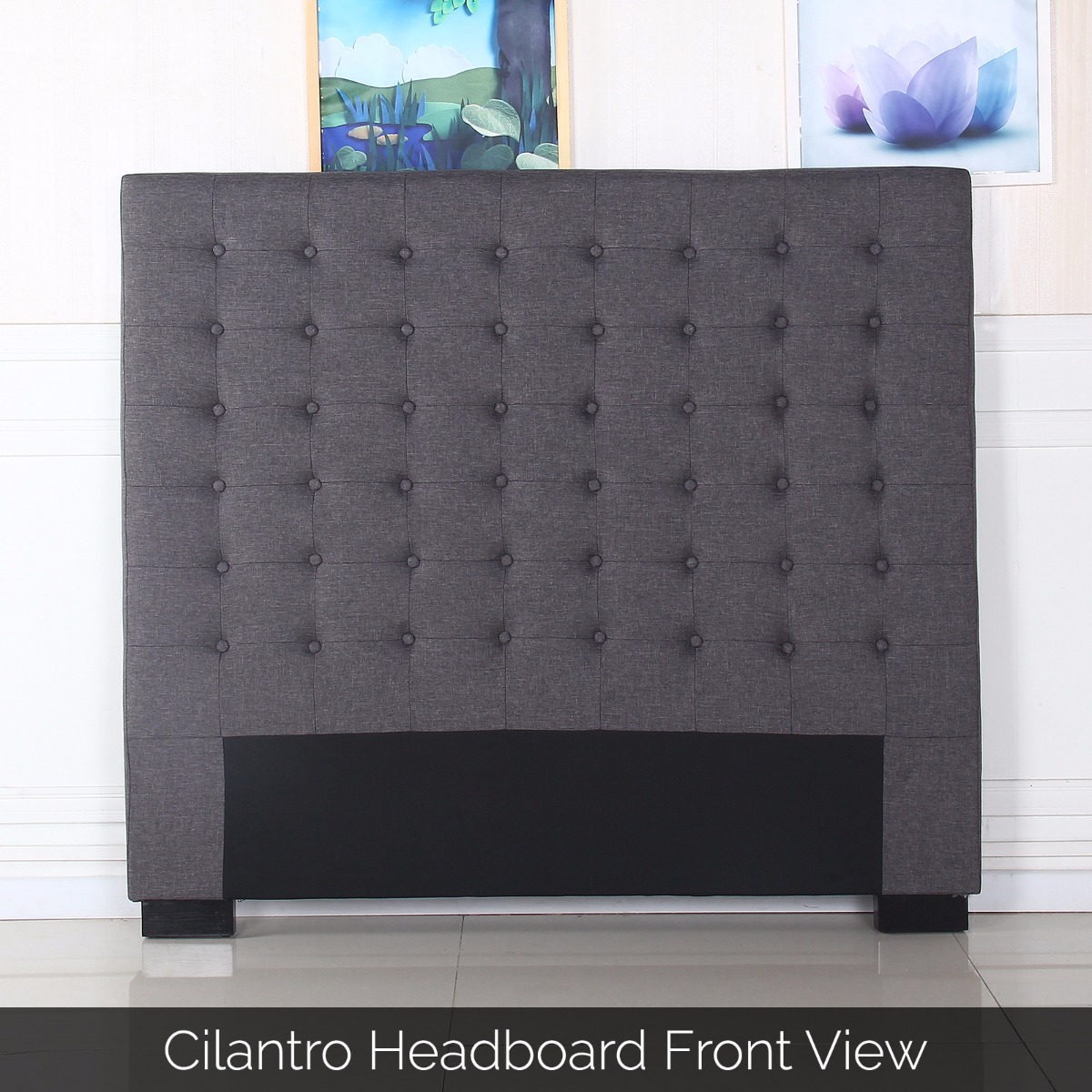 Cilantro Double Charcoal Headboard  Z3030