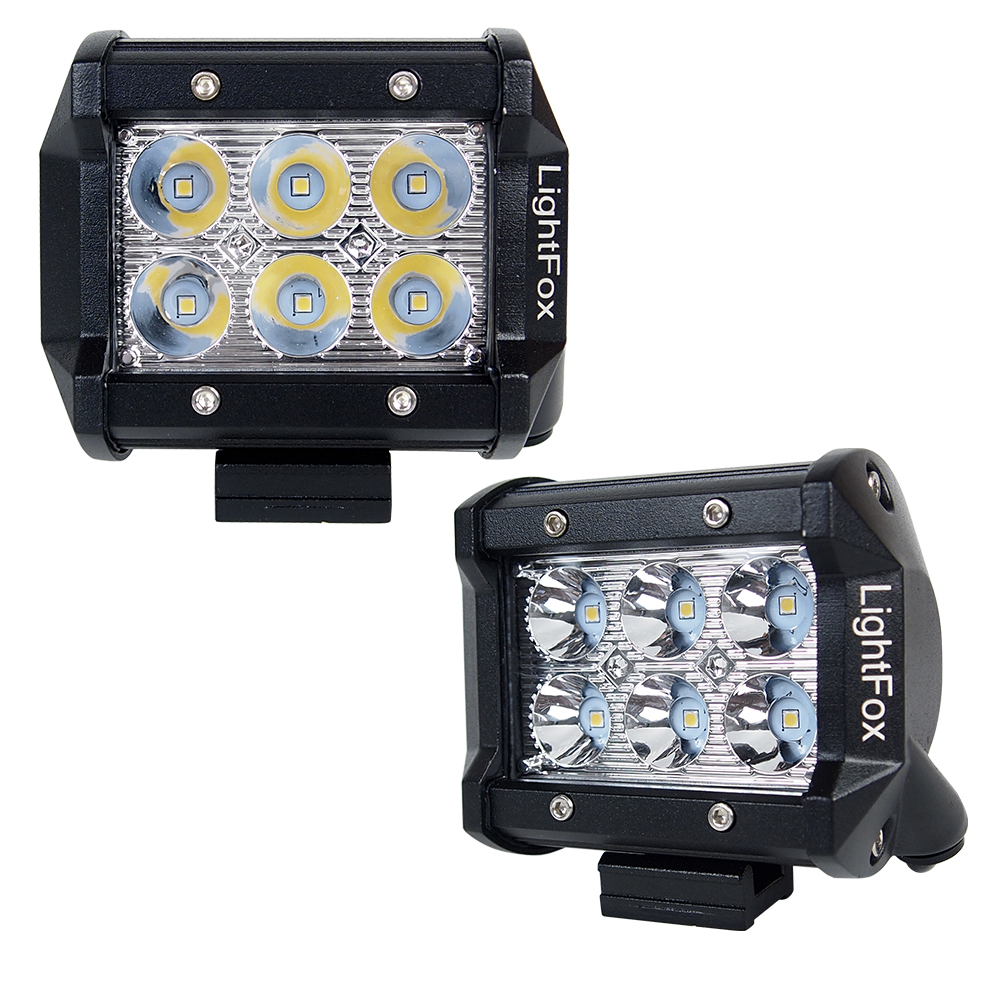 Pair 4inch 30w CREE LED Work Light Bar SPOT Beam Offroad Reverse  Z3053