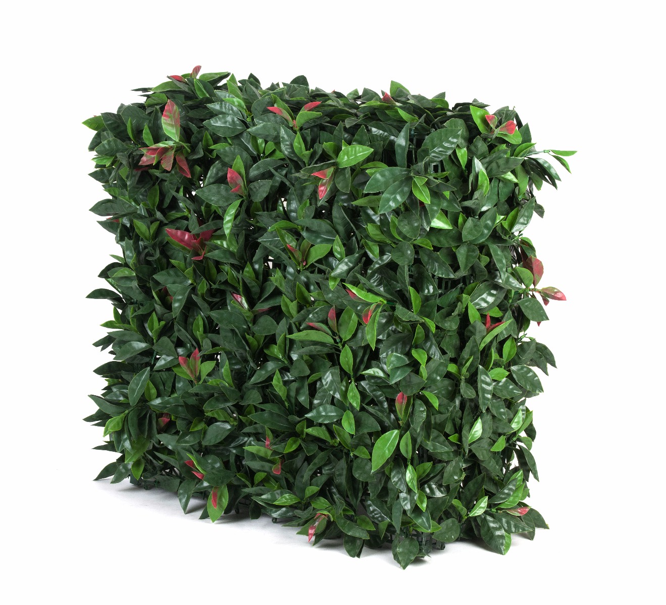 Portable UV Artificial Hedge Plant Photinia 75cm X 75cm  Z3083