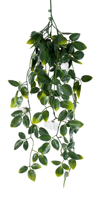 White Mixed Hanging Foliage UV 60cm  Z3109