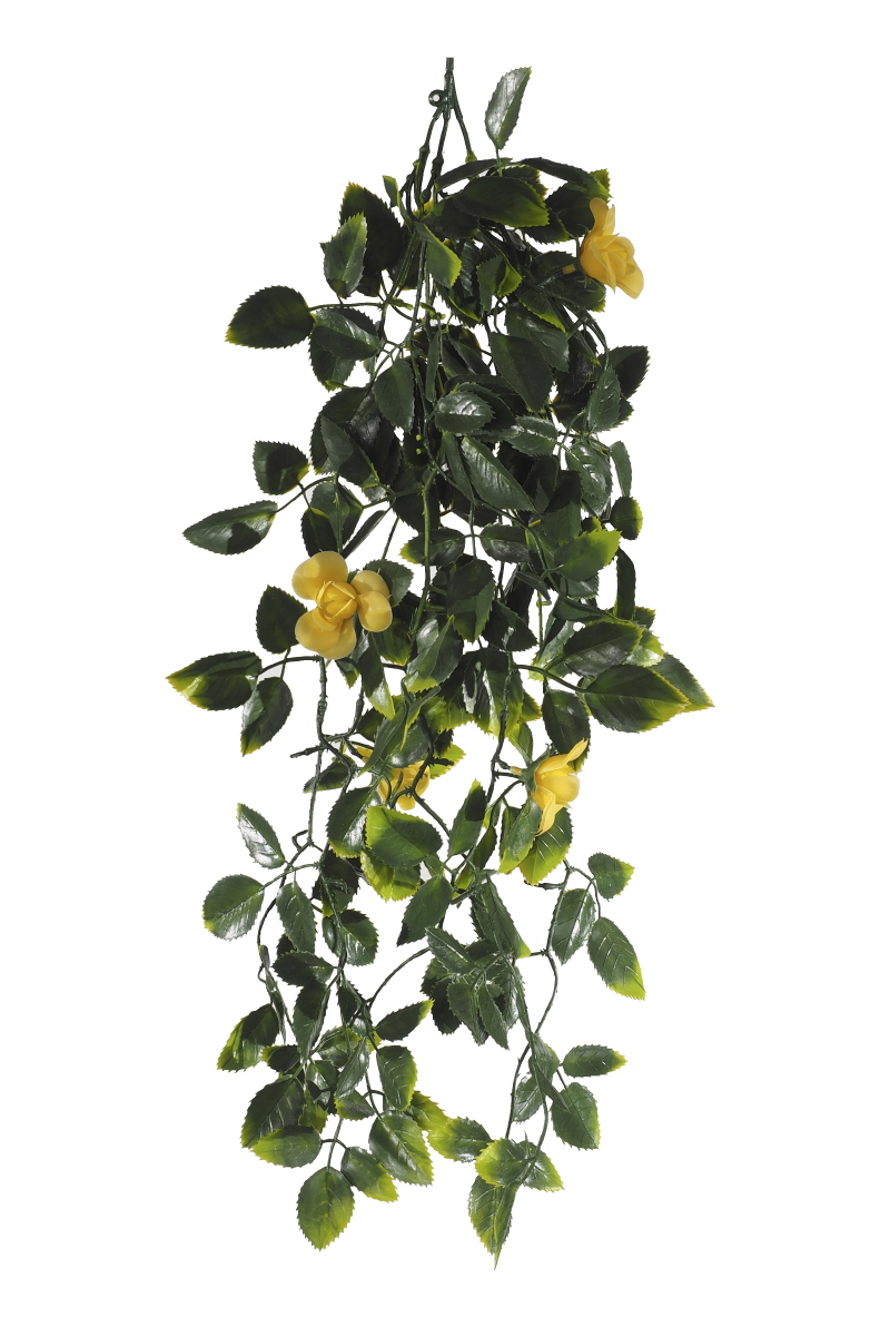 Yellow Mixed Hanging Foliage UV 60cm  Z3110