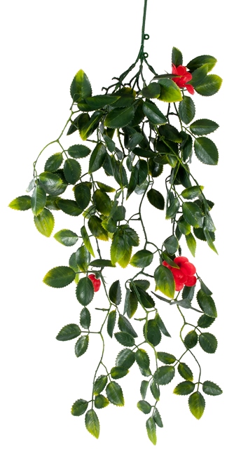 Red Mixed Hanging Foliage UV 60cm  Z3111