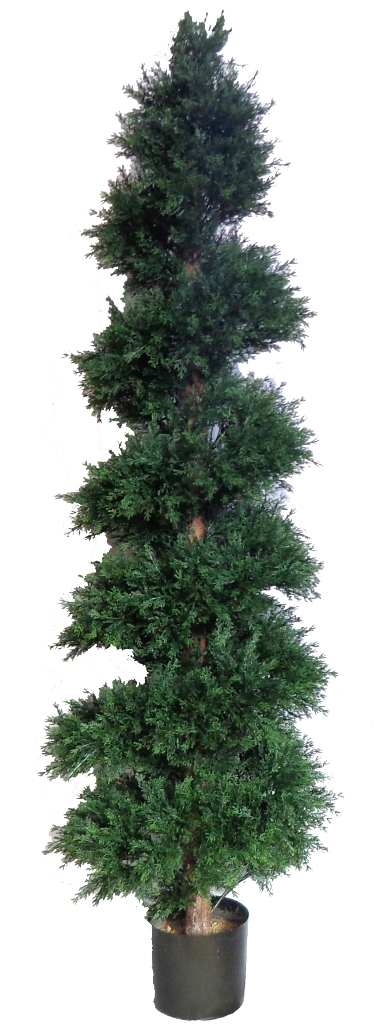 UV Resistant Cedar / Cypress Spiral Tree 1.8m  Z3120