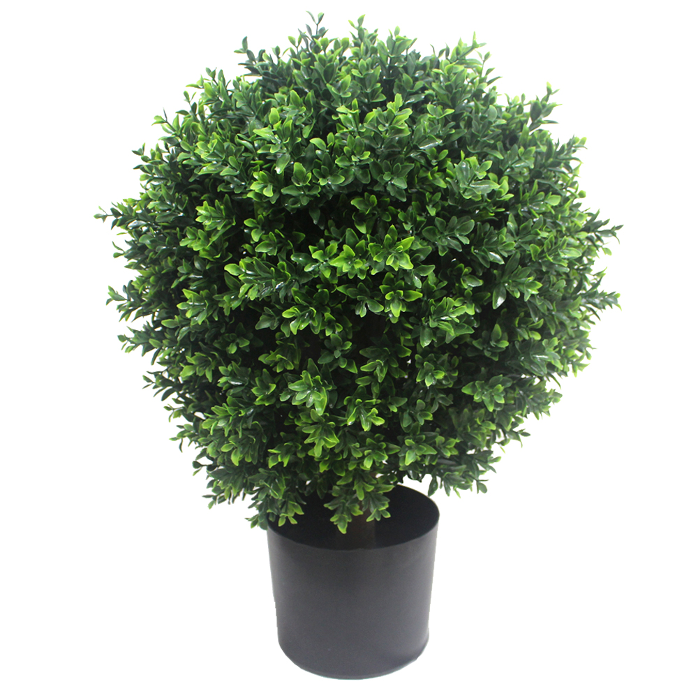 UV Resistant Artificial Topiary Shrub (Hedyotis) 70cm Mixed Green  Z3122