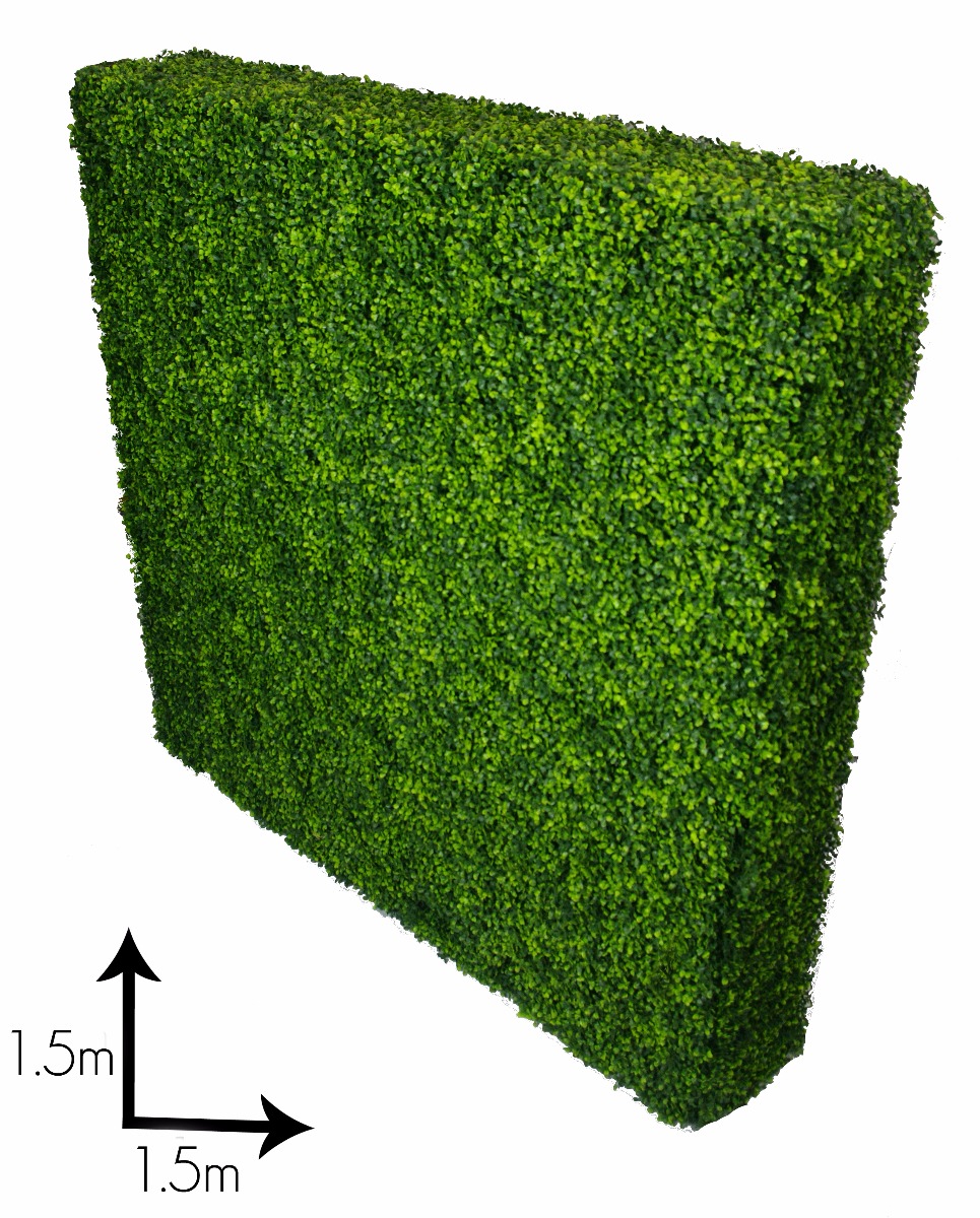 Large Portable Boxwood Hedges UV Stabilised 1.5m By 1.5m  Z3176