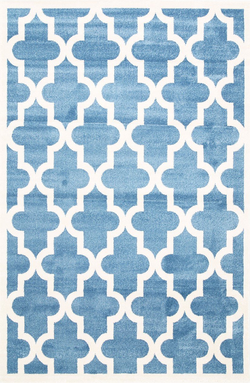 Lattice Pattern Blue White PICC12020518631