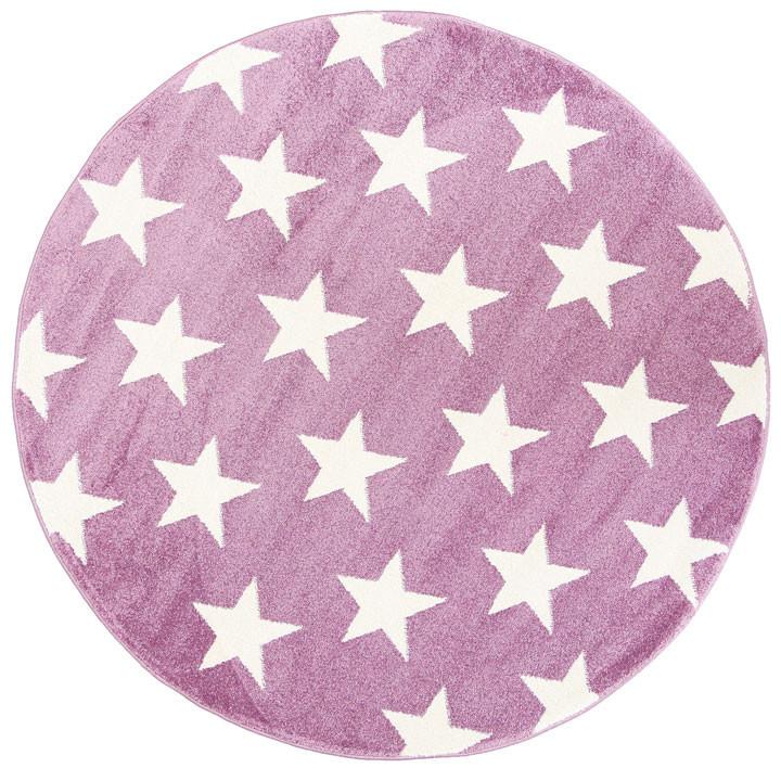 Stars Pink White 