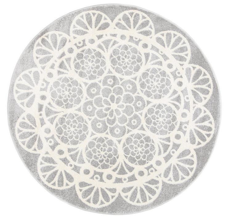 Doily Grey White 