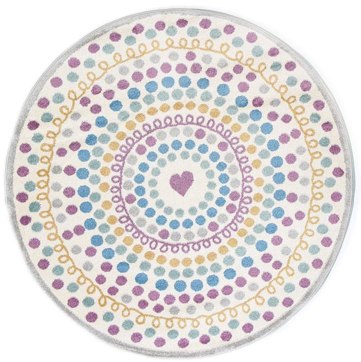 Polka Dot Love Heart Multi 