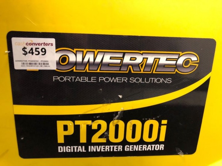 Powertec PT2000I 2KVA Generator DK121125