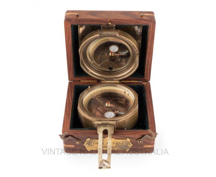 Sundial Compass Brunton Brass Antique Fi