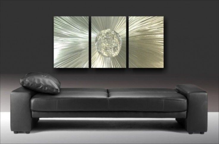 “Meteor” Metal Wall Art