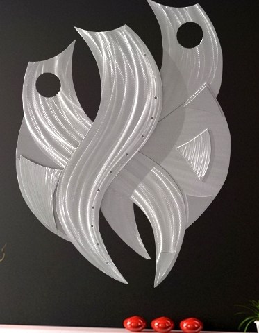 “Rapture” Abstract Metal Wall Sculpture