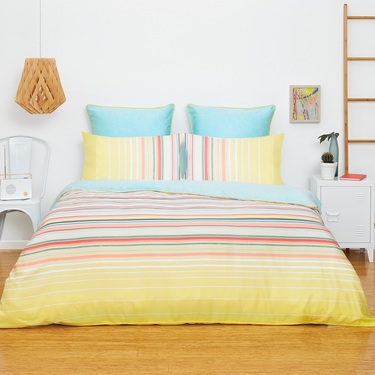 Esprit Lakeside Stripe Quilt Cover Set