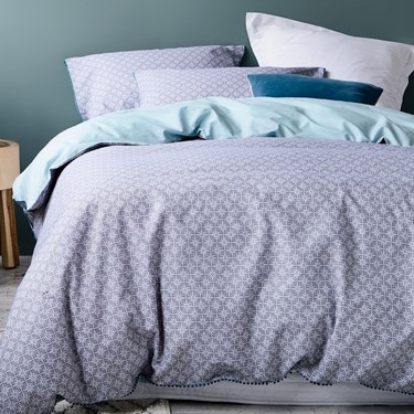 Gainsborough Kiera Quilt Cover Set Grey