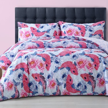 KOO Akemi Quilt Cover Set Pink