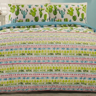 Twist & Splice Cactus Garden Quilt Cover