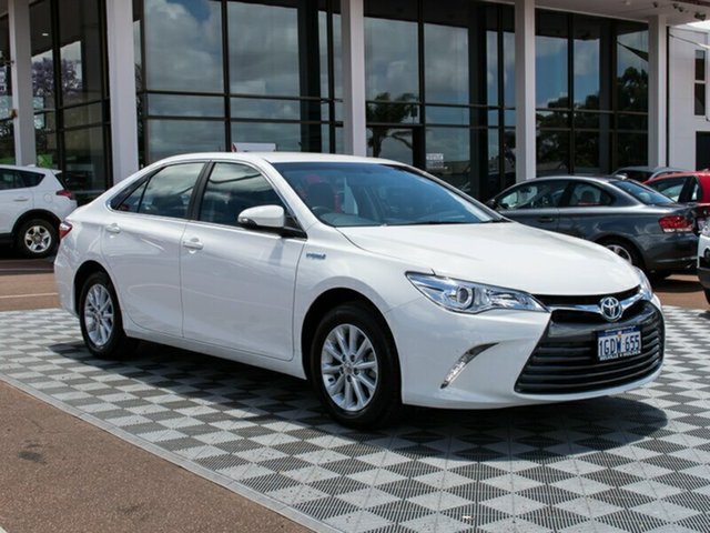 2016 TOYOTA CAMRY AVV50R ALTISE WHITE 1 