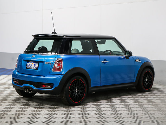 2011 MINI COOPER R56 MY11 S BLUE 6 SPEED