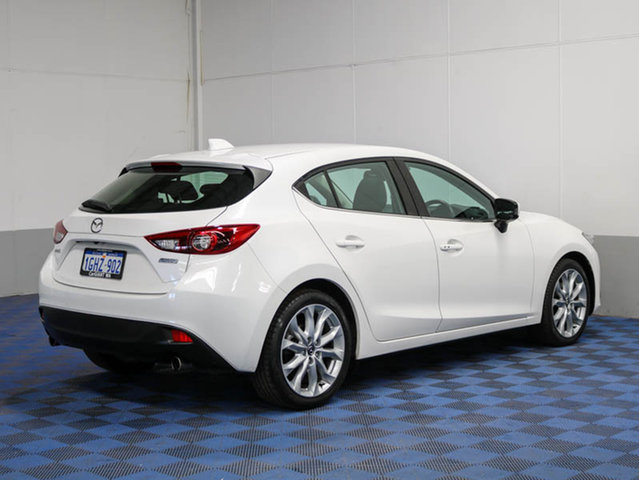 2014 MAZDA 3 BM SP25 ASTINA WHITE 6 SPEE