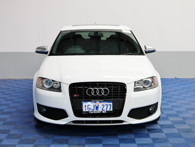 2008 AUDI S3 8P LE WHITE 6 SPEED MANUAL 