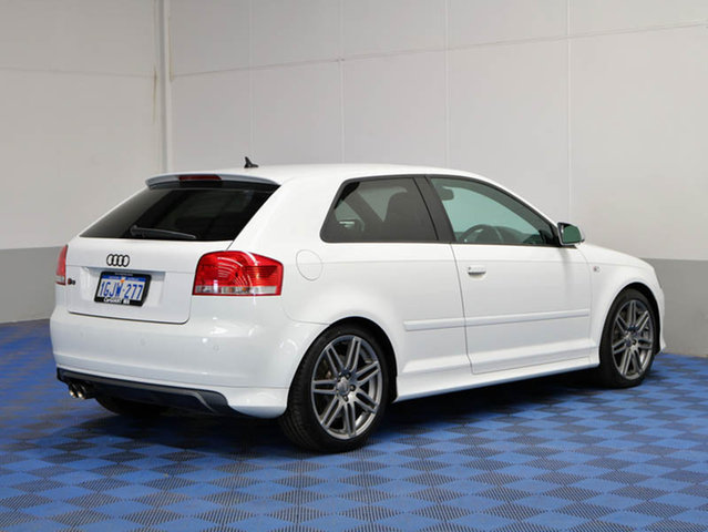 2008 AUDI S3 8P LE WHITE 6 SPEED MANUAL 