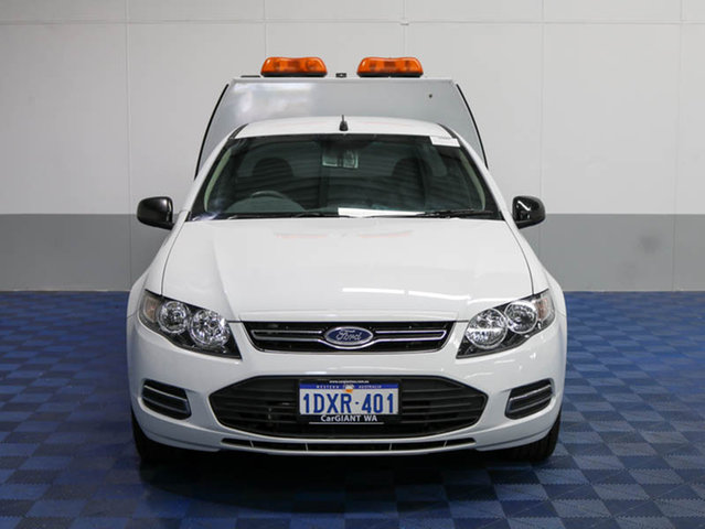 2012 FORD FALCON FG MK2 WHITE 6 SPEED AU