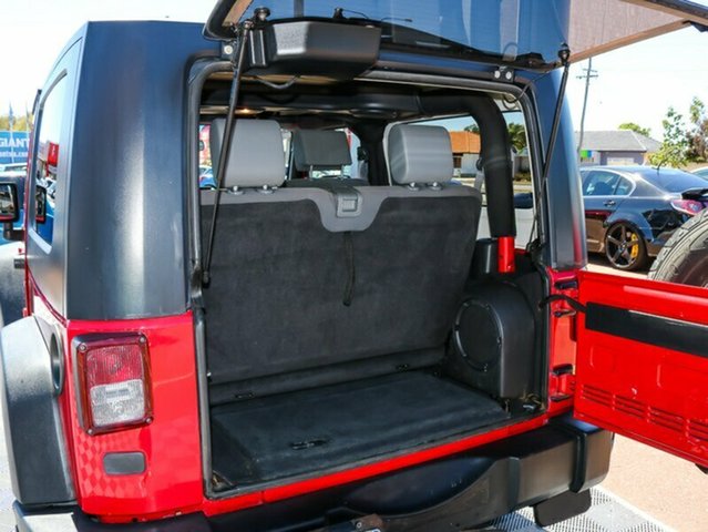 2008 JEEP WRANGLER JK SPORT RED 6 SPEED 