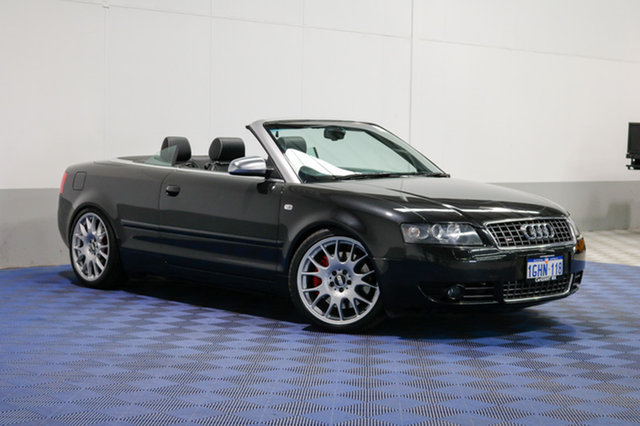 2005 AUDI S4 B6 CABRIOLET BLACK 6 SPEED 