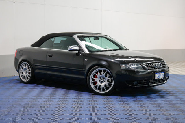 2005 AUDI S4 B6 CABRIOLET BLACK 6 SPEED 