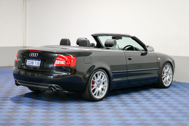 2005 AUDI S4 B6 CABRIOLET BLACK 6 SPEED 