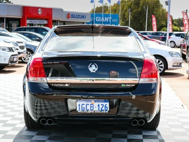 2012 HOLDEN CAPRICE WM II V BLACK 6 SPEE