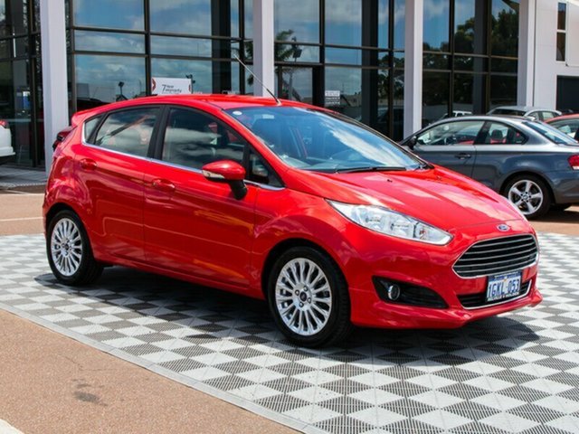 2014 FORD FIESTA WZ SPORT RED 5 SPEED MA