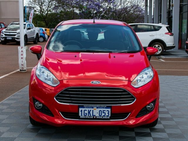 2014 FORD FIESTA WZ SPORT RED 5 SPEED MA