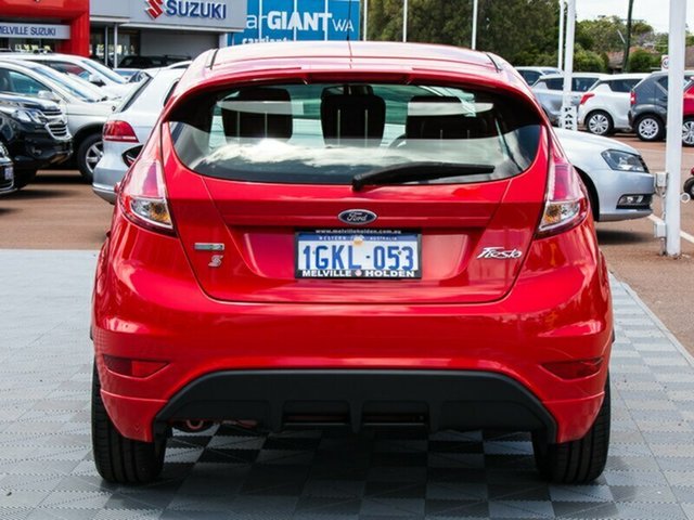 2014 FORD FIESTA WZ SPORT RED 5 SPEED MA