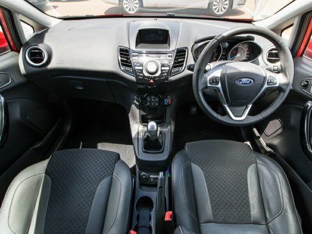 2014 FORD FIESTA WZ SPORT RED 5 SPEED MA