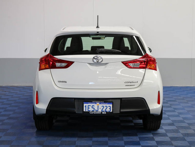 2013 TOYOTA COROLLA ZRE182R ASCENT WHITE