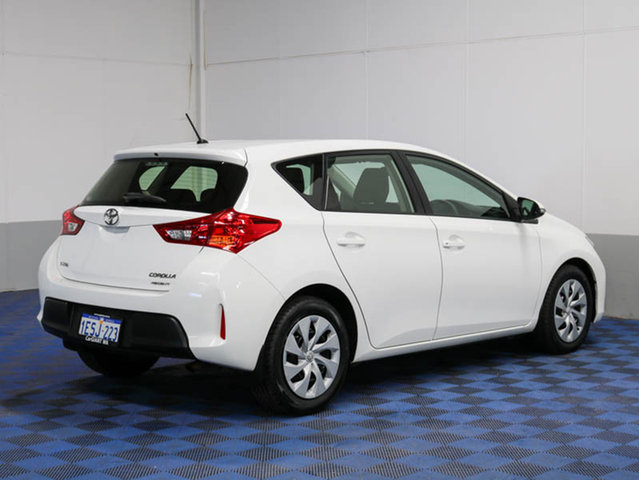 2013 TOYOTA COROLLA ZRE182R ASCENT WHITE