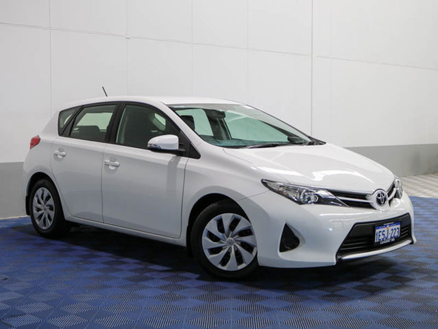 2013 TOYOTA COROLLA ZRE182R ASCENT WHITE