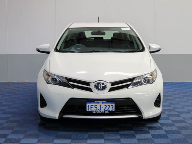 2013 TOYOTA COROLLA ZRE182R ASCENT WHITE